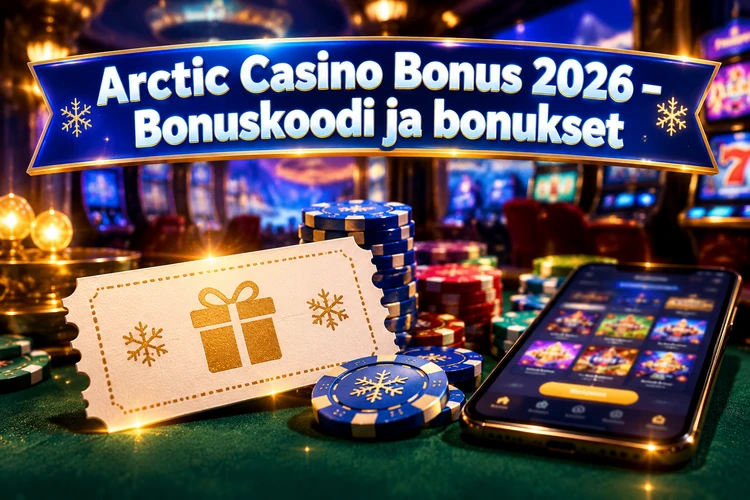 Arctic Casino Bonus 2026 - Bonuskoodi ja bonukset