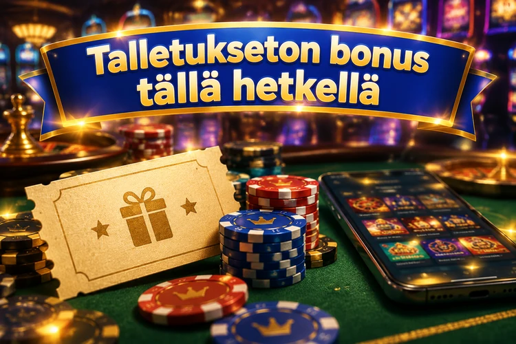Talletukseton bonus tällä hetkellä
