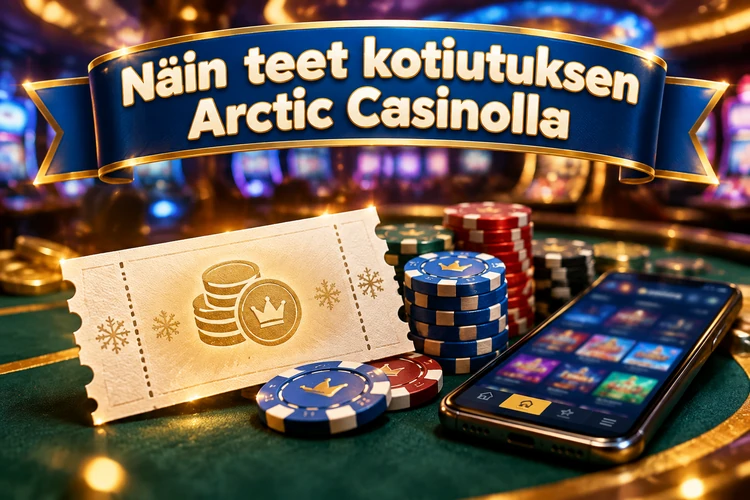 Näin teet kotiutuksen Arctic Casinolla