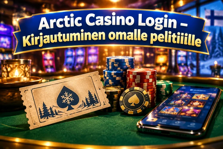 Arctic Casino Login - Kirjautuminen omalle pelitilille